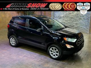 <strong>*** AWD SHADOW BLACK FORD ECOSPORT SE *** SUNROOF, HEATED SEATS, HEATED STEERING WHEEL!! *** 8.0 INCH TOUCHSCREEN, NAVIGATION, SWING-GATE HATCH RELEASE, POWER SEAT, 16 INCH ALLOY RIMS!! *** </strong>The 2018 Ford EcoSport SE is designed to provide the ultimate driving experience. Its compact size makes city driving and parking a breeze, while the spacious interior and versatile cargo area ensure you have plenty of room for all your adventures. The modern technology and safety features offer peace of mind and keep you connected on the go! Experience features such as a <strong>SUNROOF</strong>......<strong>HEATED SEAT</strong>......<strong>HEATED STEERING WHEEL</strong>......<strong>8.0 INCH TOUCHSCREEN</strong>......<strong>NAVIGATION</strong>......Reverse Camera......Ambient Lighting......Digital Vehicle Information......Ebony Black Cloth......Leather Wrapped Steering Wheel w/ Media and <strong>CRUISE CONTROLS</strong>......Push Button Start......Dual USB A Ports......Bluetooth Connection......Centre Rear Folding Seat w/ Cupholders......<strong>2.0L I4 </strong>Engine......Automatic Transmission......<strong>16 INCH SHADOW SILVER-PAINTED ALUMINUM RIMS </strong>w/<strong> ANTARES INGENS TIRES!!</strong><br /><br />This vehicle comes with Original Books and Manuals and only <strong>117,000 KILOMETERS</strong>!! Financing and Extended Warranty available!!<br /><br /><br />Will accept trades. Please call (204)560-6287 or View at 3165 McGillivray Blvd. (Conveniently located two minutes West from Costco at corner of Kenaston and McGillivray Blvd.)<br /><br />In addition to this please view our complete inventory of used <a href=\https://www.autoshowwinnipeg.com/used-trucks-winnipeg/\>trucks</a>, used <a href=\https://www.autoshowwinnipeg.com/used-cars-winnipeg/\>SUVs</a>, used <a href=\https://www.autoshowwinnipeg.com/used-cars-winnipeg/\>Vans</a>, used <a href=\https://www.autoshowwinnipeg.com/new-used-rvs-winnipeg/\>RVs</a>, and used <a href=\https://www.autoshowwinnipeg.com/used-cars-winnipeg/\>Cars</a> in Winnipeg on our website: <a href=\https://www.autoshowwinnipeg.com/\>WWW.AUTOSHOWWINNIPEG.COM</a><br /><br />Complete comprehensive warranty is available for this vehicle. Please ask for warranty option details. All advertised prices and payments plus taxes (where applicable).<br /><br />Winnipeg, MB - Manitoba Dealer Permit # 4908