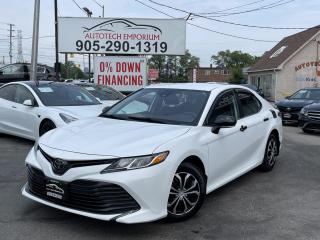 Used 2019 Toyota Camry LE Pearl White Lane Departure/Forward Safety/Reverse Camera for sale in Mississauga, ON