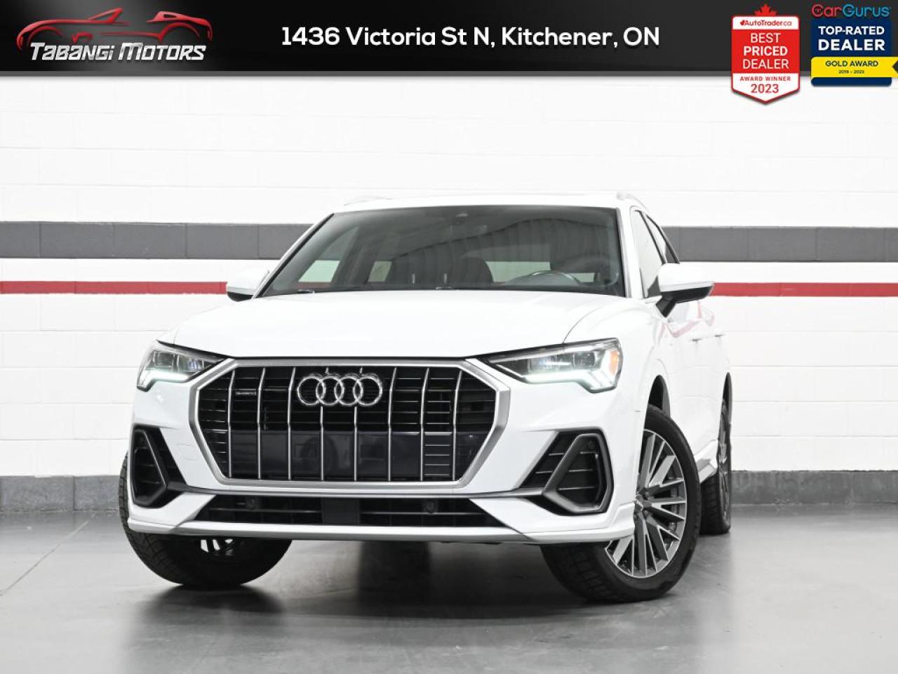 Used 2020 Audi Q3 Progressiv  No Accident S-Line Carplay Panoramic Roof Blind Spot for sale in Mississauga, ON