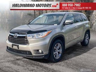 Used 2016 Toyota Highlander LE for sale in Cayuga, ON