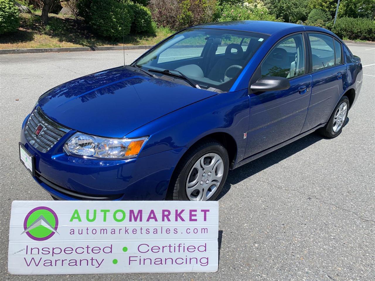 Used 2005 Saturn Ion IMMACULATE RUNS & DRIVES LIKE NEW! WARRANTY & INSPECTED W/BCAA MBSHP! for sale in Langley, BC