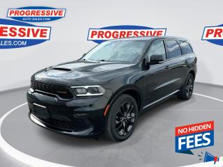 <b>Leather Seats,  Navigation,  Heated Seats,  Premium Sound Package,  Power Liftgate!</b><br> <br>    This Dodge Durango is more than a family SUV with its impressive performance and features. This  2021 Dodge Durango is for sale today. <br> <br>Filled with impressive standard features, this family friendly 2021 Dodge Durango is a surprising and adventurous SUV. Versatile as they come, you can manage any road you find in comfort and style, while effortlessly leading the pack in this Dodge Durango. For a capable, impressive, and versatile family SUV that can still climb mountains, this Dodge Durango is ready for your familys next big adventure.This  SUV has 45,456 kms. Its  black in colour  . It has a 8 speed automatic transmission and is powered by a  360HP 5.7L 8 Cylinder Engine.  This unit has some remaining factory warranty for added peace of mind. <br> <br> Our Durangos trim level is R/T. The R/T name is earned with a massively upgraded drivetrain, sport mode, performance steering and suspension, rear load leveling suspension, all wheel drive and paddle shifters really keep you moving. Racetrack LED tail lamps, a power liftgate, unique aluminum wheels, rear parking assistance, and remote start really show some style and convenience. Additional features include a Uconnect 4C infotainment system with navigation, a touchscreen, Apple CarPlay, Android Auto, a premium Alpine sound system, a 115 volt power outlet, chrome interior accents, heated leather seats, a heated leather steering wheel, 3rd row seating with remote folding headrests, a SRT inspired hood, 4G LTE Wi-Fi and a proximity entry key with push button start.
 This vehicle has been upgraded with the following features: Leather Seats,  Navigation,  Heated Seats,  Premium Sound Package,  Power Liftgate,  Remote Start,  Android Auto. <br> To view the original window sticker for this vehicle view this <a href=http://www.chrysler.com/hostd/windowsticker/getWindowStickerPdf.do?vin=1C4SDJCT9MC864252 target=_blank>http://www.chrysler.com/hostd/windowsticker/getWindowStickerPdf.do?vin=1C4SDJCT9MC864252</a>. <br/><br> <br>To apply right now for financing use this link : <a href=https://www.progressiveautosales.com/credit-application/ target=_blank>https://www.progressiveautosales.com/credit-application/</a><br><br> <br/><br><br> Progressive Auto Sales provides you with the all the tools you need to find and purchase a used vehicle that meets your needs and exceeds your expectations. Our Sarnia used car dealership carries a wide range of makes and models for exceptionally low prices due to our extensive network of Canadian, Ontario and Sarnia used car dealerships, leasing companies and auction groups. </br>

<br> Our dealership wouldnt be where we are today without the great people in Sarnia and surrounding areas. If you have any questions about our services, please feel free to ask any one of our staff. If you want to visit our dealership, you can also find our hours of operation and location information on our Contact page. </br> o~o