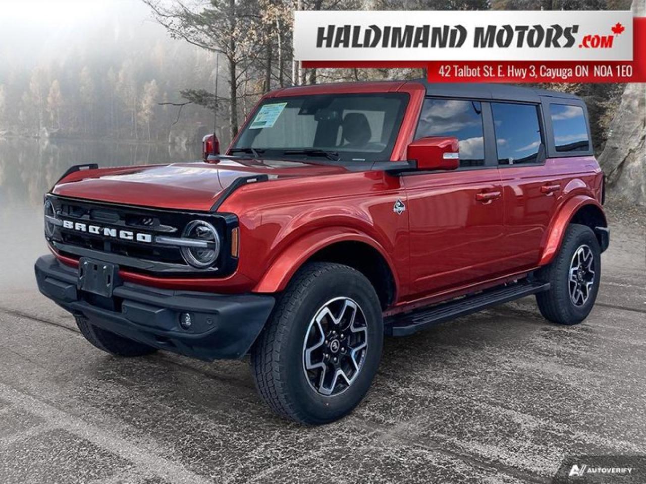 Used 2023 Ford Bronco Outer Banks for sale in Cayuga, ON