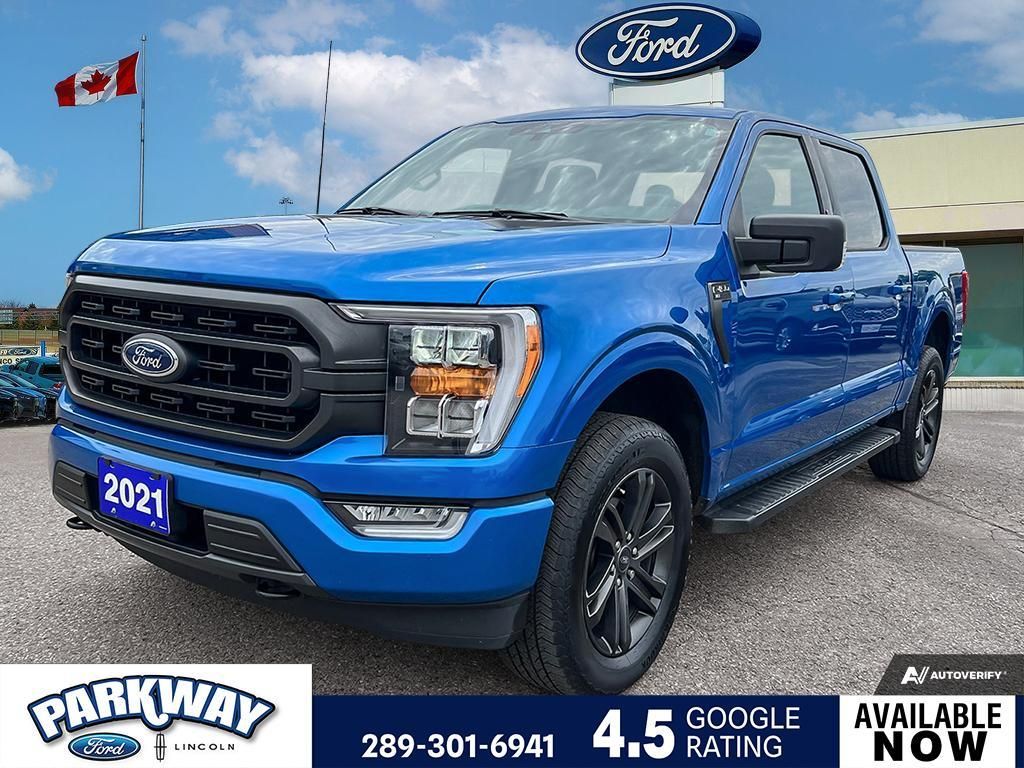 Used 2021 Ford F-150 XLT ONE OWNER SPORT PKG 2.7L V6 ENGINE for Sale in Waterloo, Ontario