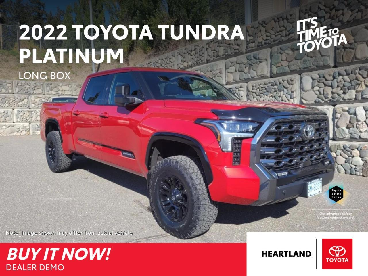 Used 2022 Toyota Tundra Platinum Long Box for sale in Williams Lake, BC