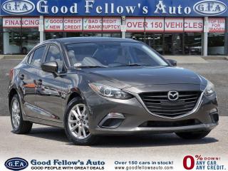 Used 2014 Mazda MAZDA3 GS MODEL, HEATED SEATS, REARVIEW CAMERA for sale in North York, ON