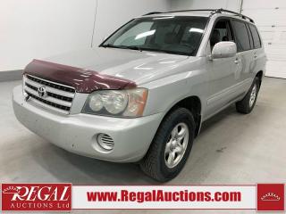 Used 2001 Toyota Highlander  for sale in Calgary, AB