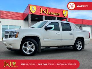 Odometer is 37037 kilometers below market average! White Diamond Tricoat 2013 Chevrolet Avalanche 1500 LTZ 4WD 6-Speed Automatic Electronic with Overdrive Vortec 5.3L V8 SFI Welcome to our dealership, where we cater to every car shoppers needs with our diverse range of vehicles. Whether youre seeking peace of mind with our meticulously inspected and Certified Pre-Owned vehicles, looking for great value with our carefully selected Value Line options, or are a hands-on enthusiast ready to tackle a project with our As-Is mechanic specials, weve got something for everyone. At our dealership, quality, affordability, and variety come together to ensure that every customer drives away satisfied. Experience the difference and find your perfect match with us today.<br><br>6-Speed Automatic Electronic with Overdrive, 4WD.