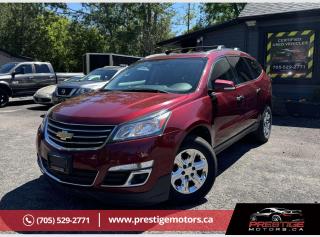 Prestige Motors Midland<br/>  <br/> 2016 Chevrolet Traverse 1LTAll-Wheel Drive, 7 Seater <br/> VIN# 1GNKVGKD4GJ340251 <br/> $12,997.00 + HST & LIC <br/> <br/>  <br/> View Our Online Showroom 24/7 Cant make it to our dealership right away? No problem! Browse our online showroom 24/7 @ www.prestigemotors.ca to discover more quality vehicles. <br/> <br/>  <br/> Financing Available O.A.C.  Apply online today!<br/>  <br/> Welcome to Prestige Motors - Your Trusted Family-Owned Dealership in Midland!At Prestige Motors, were a family-owned and operated business proudly serving Midland for over two decades. Our commitment is to provide you with a seamless and straightforward vehicle buying experience. We pride ourselves on offering a friendly, no-pressure environment and a diverse range of vehicles to suit your needs. <br/>   <br/> Why Choose Prestige Motors?- All our vehicles are sold and priced as CERTIFIED, with no hidden fees. <br/> - The advertised price is what you pay, plus any applicable HST and license costs. <br/> - Get a FREE Carfax Canada Report with your new vehicle purchase! <br/> <br/>  <br/> Extended Warranties Available:For added peace of mind, we offer extended warranties through Lubrico, tailored to your driving habits and budget. <br/> <br/>  <br/> Trade-In Your Vehicle:Considering a trade-in? Let us know, and well assist you in finding the best deal. <br/> <br/>  <br/> Contact Us:Ready to explore this Chevrolet Traverse or any other vehicle in our inventory? Get in touch with us today via e-mail, phone, or visit us in person. <br/> <br/>  <br/> Thank you for considering Prestige Motors for your automotive needs. We look forward to helping you find your next ride!
