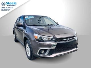 The 2018 Mitsubishi RVR SE is a compact crossover SUV known for its practicality, affordability, and versatile features. Here are the key features and aspects of the 2018 RVR SE:  1.   *Engine and Performance*: The RVR SE typically comes with a 2.0-liter four-cylinder engine that produces around 148 horsepower. It is paired with a continuously variable transmission (CVT), providing smooth acceleration and good fuel efficiency. All-wheel drive (AWD) is often available as an option, enhancing traction and stability in various road conditions.  2.   *Interior*: The interior of the 2018 RVR SE is designed to be functional and comfortable. It usually includes cloth upholstery, manually adjustable front seats, a tilt-and-telescoping steering wheel, air conditioning, and a basic infotainment system with a touchscreen display, Bluetooth connectivity, USB ports, and a four-speaker sound system.  3.   *Cargo Space*: The RVR offers decent cargo capacity for its class, with rear seats that can be folded down to expand cargo space when needed. This makes it suitable for carrying groceries, luggage, or other larger items.  4.   *Technology*: While not as advanced as some competitors, the RVR SE still offers essential technology features such as Bluetooth connectivity for hands-free calling and audio streaming, USB ports for device charging and media playback, and a basic infotainment system to control these features.  5.   *Safety*: Standard safety features typically include stability control, traction control, antilock brakes, front and rear side curtain airbags, and a rearview camera. Advanced safety features like blind-spot monitoring or forward collision warning may be available in higher trims or as optional packages.  6.   *Driving Experience*: The RVR SE provides a comfortable ride quality suitable for daily commuting and occasional road trips. Its compact size and responsive steering make it easy to maneuver in urban environments.Overall, the 2018 Mitsubishi RVR SE is a practical and affordable choice for buyers seeking a compact crossover SUV with basic features and functionality. Its ideal for those who prioritize reliability, affordability, and utility in their vehicle purchase.As a Steele Auto Certified vehicle, you have peace of mind that the vehicle has undergone a rigorous 85 point inspection and has been brought up to the highest of standards. Dont forget, at Steele Volkswagen we have financing options available for all credit situations!