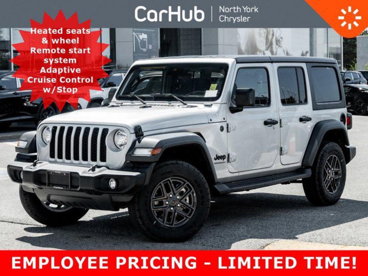 New 2024 Jeep Wrangler SPORT S Forward Collision Warning Plus with Active Braking for sale in Thornhill, ON