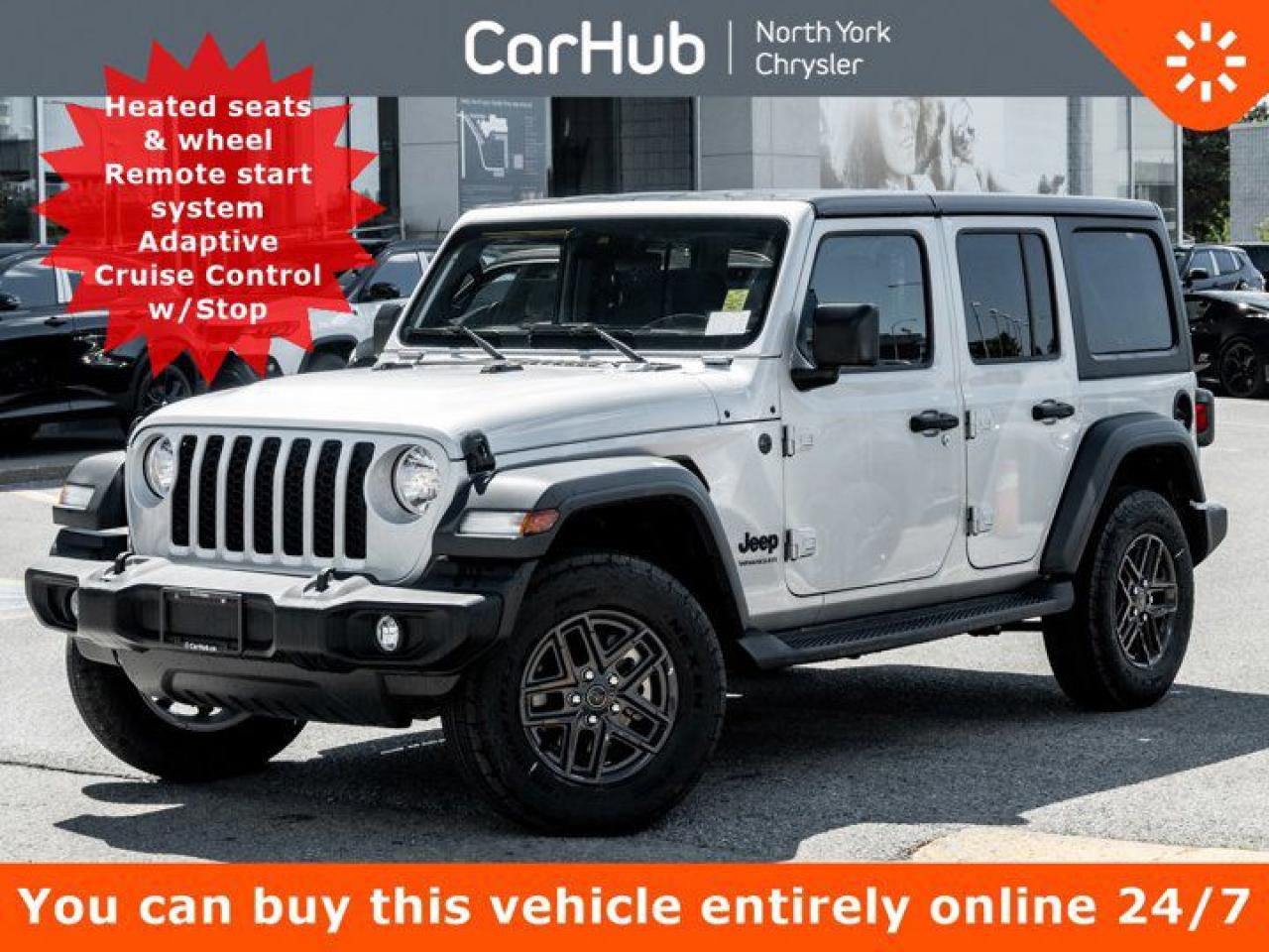 New 2024 Jeep Wrangler SPORT S Forward Collision Warning Plus with Active Braking for sale in Thornhill, ON