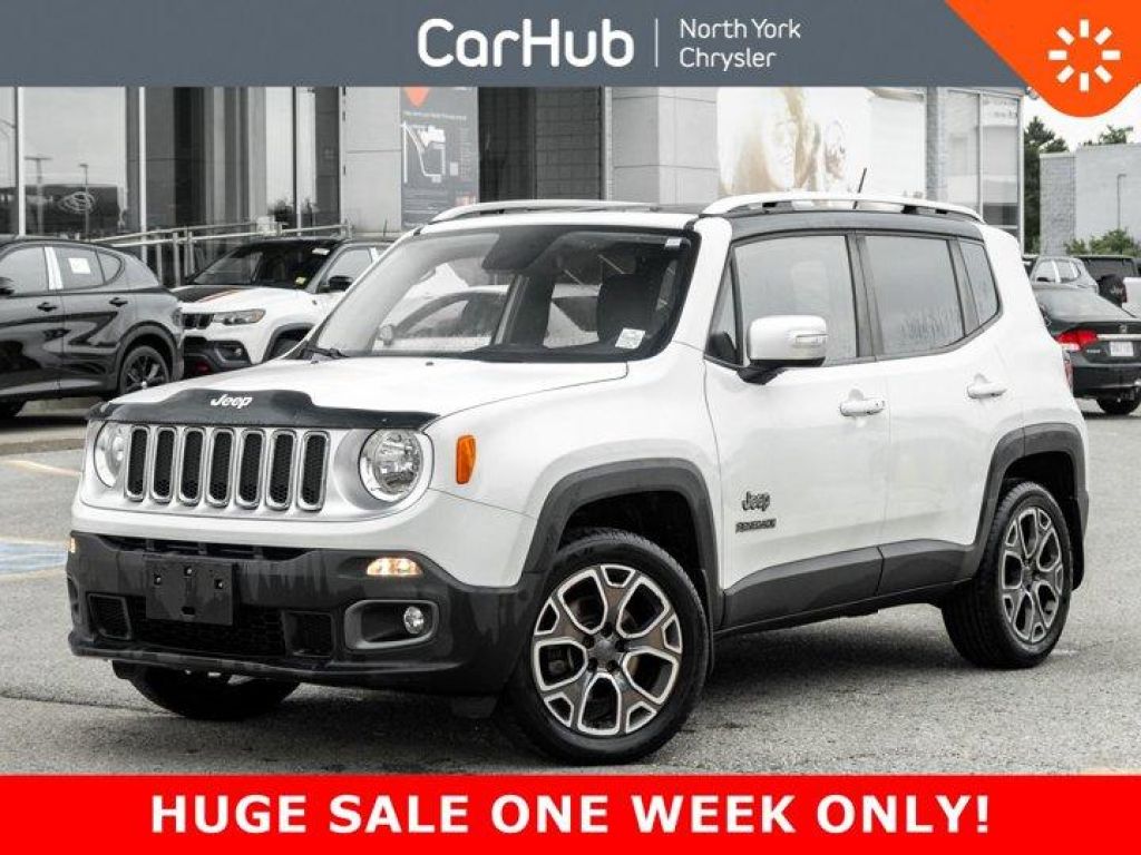 Used 2015 Jeep Renegade Limited Navi 6.5'' Screen Remote Start Heated Seats & Wheel for Sale in Thornhill, Ontario