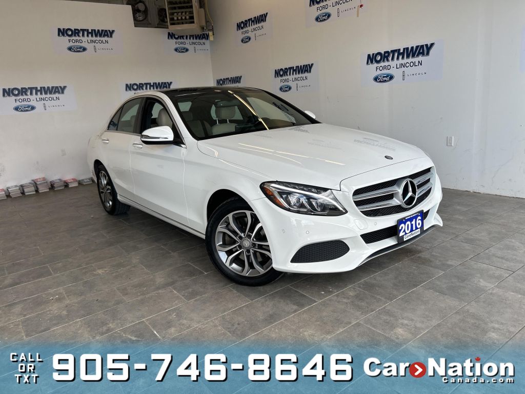 Used 2016 Mercedes-Benz C-Class C300 AWD LEATHER SUNROOF NAV LOW KMS for Sale in Brantford, Ontario
