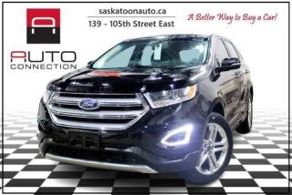 <div>All-Wheel Drive (AWD)<br><br><br>Equipment Group 301A:<br><br>Power Panoramic Vista Roof<br>Perforated Leather-Trimmed Seats<br>Heated & Cooled Front Seats<br>Heated Rear Seats<br><br><br>Technology Package:<br><br>Voice-Activated Navigation System<br>Integrated SiriusXM Traffic & Travel Link<br>Remote Start System<br>110V AC Power Outlet<br><br><br>Cold Weather Package:<br><br>Heated Steering Wheel<br>Windshield Wiper De-Icer<br>Front & Rear Floor Liners<br><br><br>10-Way Power Front Seats<br>Drivers Seat Memory Feature<br>Leather-Wrapped Steering Wheel w/ Cruise & Audio Controls<br>Mechanical Stripe Aluminum Instrument Panel Applique<br>Push-Button Start<br>SYNC 3 w/ 8 Colour LCD Capacitive Touchscreen<br>12-Speaker Premium Sony Audio System<br>SiriusXM Satellite Radio<br>Apple CarPlay & Android Auto Compatibility<br>HD Radio Technology<br>911 Assist<br>AppLink<br>Smart-Charging USB Ports (x2)<br>12V Powerpoints (x4)<br>Tilt & Telescoping Steering Column<br>Auto-Dimming Rearview Mirror<br>Ambient Interior Lighting<br>Illuminated Front Door-Sill Scuff Plates<br>Power Windows w/ Front One-Touch Up/Down Feature<br>Power Door Locks<br>Power Sideview Mirrors w/ Memory Feature & Integrated Blind Spot Mirrors<br>Air Conditioning<br>Dual-Zone Electronic Automatic Temperature Control<br><br><br>Exterior Features:<br><br>Remote Keyless Entry<br>Intelligent Access<br>SecuriCode Keyless Entry Keypad<br>Power Hands-Free Foot-Activated Liftgate<br>Autolamp Automatic On/Off Headlamps<br>Quad-Beam Halogen Headlamps<br>LED Signature Lighting Headlamps<br>Configurable Daytime Running Lamps<br>LED Taillamps<br>Heated Body-Colour Sideview Mirrors w/ LED Integrated Turn Signal Indicators & Security Approach Lamps<br>Rear Privacy Glass<br>Black Cladding<br>Bright Beltline Mouldings<br>Body-Colour Door Handles w/ Bright Inserts<br>Bright Grille<br>Body-Colour Rear Spoiler<br>Dual Brushed Stainless Steel Exhaust Tips<br>Active Grille Shutters<br><br><br>Drivers Assistance:<br><br>Reverse Sensing System<br>Rear View Camera<br>Universal Garage Door Opener<br>Torque Vectoring Control<br>Hill Start Assist<br>AdvanceTrac w/ Roll Stability Control (RSC) & Curve Control<br>Individual Tire Pressure Monitoring System<br><br><br>Performance Features:<br><br>All-Wheel Drive (AWD)<br>2.0L EcoBoost - 4 Cylinder Engine<br>245hp/ 275lb-ft Torque<br>6-Speed SelectShift Automatic Transmission w/ Paddle Shifters<br><br><br>Honesty Pricing eliminates the haggle hassle by providing you with our lowest possible selling price up front. In fact, it is the lowest price in our market, and we will prove it by disclosing a comprehensive market report of what our competitors are selling similar vehicles for.<br><span><br>This vehicle meets our Diamond Certification standard, which begins by selecting only premium quality vehicles and subjecting them to a much more comprehensive inspection process than typical dealerships use. Diamond Certified ensures a clean history, exceptional appearance and problem-free operation.<br></span><span><br>At Saskatoon Auto Connection we sell pre-owned automobiles the way we would like to buy them ourselves. Since 2008, we have been dedicated to providing the highest level of integrity and transparency in our industry, in combination with the highest quality vehicles at the most competitive prices in Saskatchewan. Our friendly staff is ready to positively redefine your expectations of the pre-owned automobile space.</span></div>
