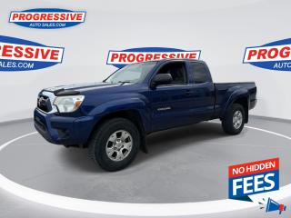 Toyotas reputation of quality and value dont stop at their cars. The Tacoma is one of the best values in pickup trucks. This  2015 Toyota Tacoma is for sale today. <br> <br>The 2015 Toyota Tacoma is a midsize pickup that has stood the test of time and just keeps getting better. The Tacoma is a versatile truck that provides the utility benefits of a pickup with fuel savings you will appreciate. Its size makes it easy to maneuver but do not let its smaller stature fool you, it is still very capable of hauling and towing when you need it to.This   4X4 pickup  has 200,817 kms. Its  blue in colour  . It has a 5 speed automatic transmission and is powered by a  236HP 4.0L V6 Cylinder Engine.  <br> <br>To apply right now for financing use this link : <a href=https://www.progressiveautosales.com/credit-application/ target=_blank>https://www.progressiveautosales.com/credit-application/</a><br><br> <br/><br><br> Progressive Auto Sales provides you with the all the tools you need to find and purchase a used vehicle that meets your needs and exceeds your expectations. Our Sarnia used car dealership carries a wide range of makes and models for exceptionally low prices due to our extensive network of Canadian, Ontario and Sarnia used car dealerships, leasing companies and auction groups. </br>

<br> Our dealership wouldnt be where we are today without the great people in Sarnia and surrounding areas. If you have any questions about our services, please feel free to ask any one of our staff. If you want to visit our dealership, you can also find our hours of operation and location information on our Contact page. </br> o~o