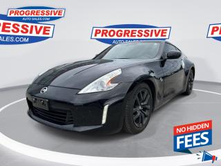 <b>Navigation,  Leather Seats,  Heated Seats,  Bluetooth,  Premium Sound Package!</b><br> <br>    If youre looking for something with nimble handling and an affordable price, this Nissan 370Z is worth a look. This  2017 Nissan 370Z is for sale today. <br> <br>Every drive in this Nissan 370Z is something special. An unmistakable connection between driver and machine. Fire up the powerful V6 engine and hear it sing through dual exhaust pipes. Take it into a turn and feel the dynamically balanced chassis just grip and grip. The drive of your life is waiting. This 370Z is ready. This  coupe has 107,233 kms. Its  black in colour  . It has a 7 speed automatic transmission and is powered by a  332HP 3.7L V6 Cylinder Engine.  <br> <br> Our 370Zs trim level is Sport Touring. This Nissan 370Z Touring Sport is an exciting sports car at a great value. It comes with an AM/FM CD/MP3 player with navigation, Bluetooth, SiriusXM, and Bose premium audio, a rearview camera, heated leather seats, a universal garage door opener, aluminum pedals, aluminum alloy wheels, a rear spoiler, and more. This vehicle has been upgraded with the following features: Navigation,  Leather Seats,  Heated Seats,  Bluetooth,  Premium Sound Package,  Rear View Camera. <br> <br>To apply right now for financing use this link : <a href=https://www.progressiveautosales.com/credit-application/ target=_blank>https://www.progressiveautosales.com/credit-application/</a><br><br> <br/><br><br> Progressive Auto Sales provides you with the all the tools you need to find and purchase a used vehicle that meets your needs and exceeds your expectations. Our Sarnia used car dealership carries a wide range of makes and models for exceptionally low prices due to our extensive network of Canadian, Ontario and Sarnia used car dealerships, leasing companies and auction groups. </br>

<br> Our dealership wouldnt be where we are today without the great people in Sarnia and surrounding areas. If you have any questions about our services, please feel free to ask any one of our staff. If you want to visit our dealership, you can also find our hours of operation and location information on our Contact page. </br> o~o