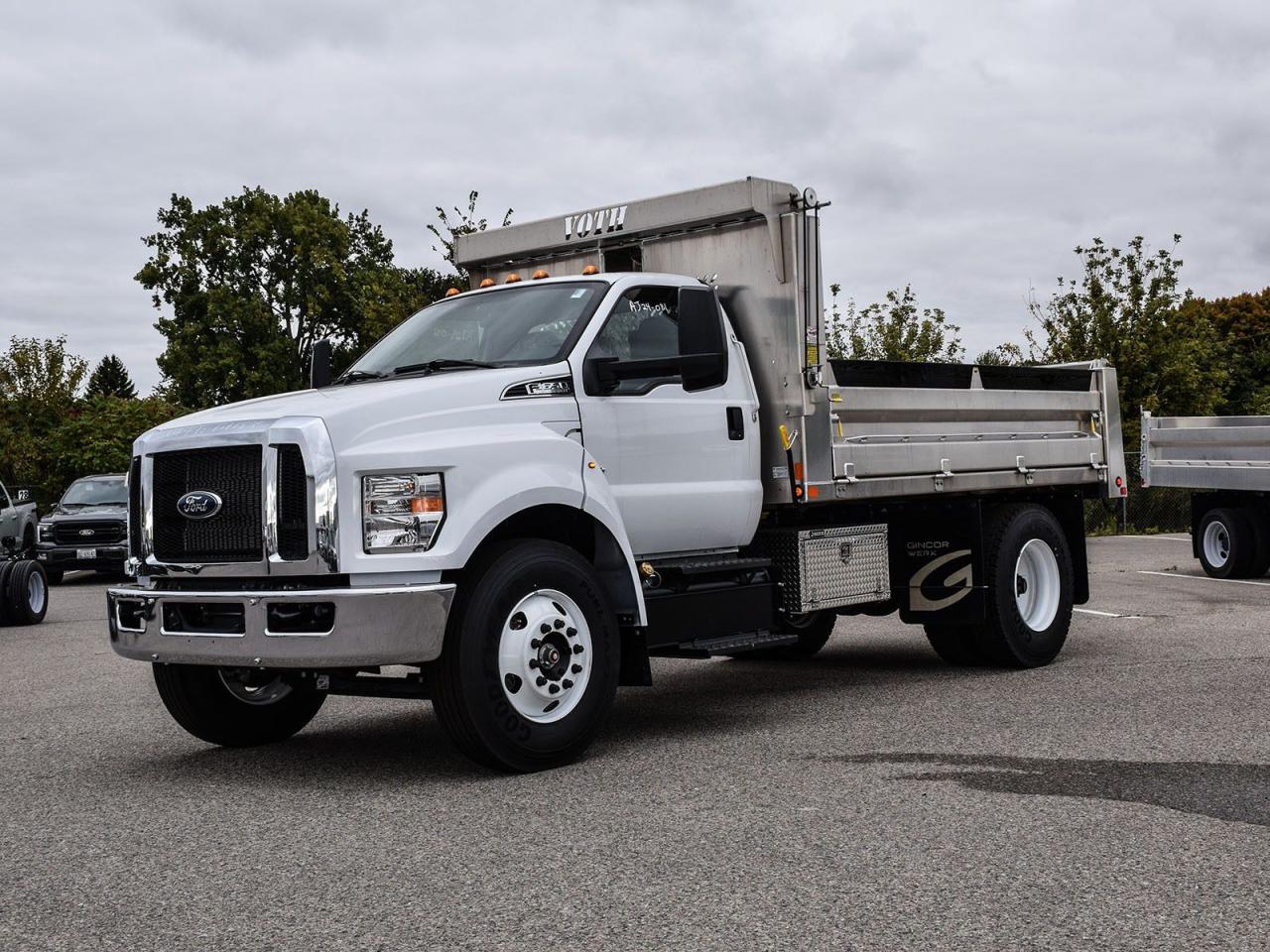 New 2025 Ford Super Duty F-650 STRAIGHT FRAME GAS BASE VOTH 13FT ALUMINUM DUMP for sale in Chatham, ON