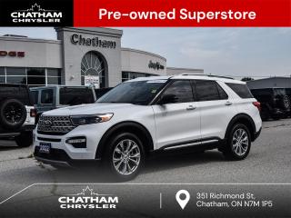 Used 2022 Ford Explorer Limited LIMITED SUNROOF NAV BLIND SPOT ONE OWNER for sale in Chatham, ON