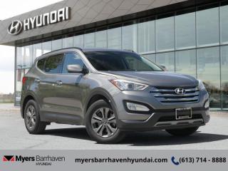 Striking exterior features make this Hyundai Santa Fe a great statement on the road. This  2013 Hyundai Santa Fe is fresh on our lot in Ottawa. <br> <br>Hyundai designed this Santa Fe to feed your spirit of adventure with a blend of versatility, luxury, safety, and security. It takes a spacious interior and wraps it inside a dynamic shape that turns heads. Under the hood, the engine combines robust power with remarkable fuel efficiency. For one attractive vehicle that does it all, this Hyundai Santa Fe is a smart choice. This  SUV has 108,093 kms. Its  beige in colour  . It has an automatic transmission and is powered by a  264HP 2.0L 4 Cylinder Engine.  <br> <br/><br>*LIFETIME ENGINE TRANSMISSION WARRANTY NOT AVAILABLE ON VEHICLES WITH KMS EXCEEDING 140,000KM, VEHICLES 8 YEARS & OLDER, OR HIGHLINE BRAND VEHICLE(eg. BMW, INFINITI. CADILLAC, LEXUS...)<br> Come by and check out our fleet of 20+ used cars and trucks and 70+ new cars and trucks for sale in Ottawa.  o~o