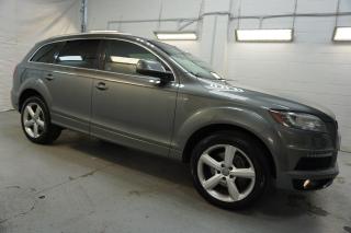 <div>*ACCIDENT FREE*LOCAL ONATRIO CAR*CERTIFIED<span>*GREAT CONDITION* Very Clean Audi Q7 S-Line Prestige V6 3.0L AWD With Automatic Transmission</span><span>. Grey on </span><span>Black</span><span> Leather Interior, Fully Loaded with: Power Windows, Power Locks and Power Heated Mirrors, CD/AUX/USB, AC, Keyless Entry, Heated Leather all 4 Seats, Memory Power Driver Seat, Back Up Camera, Bluetooth, Navigation System, Premium Sound System, Cruise Control, Push To Start, Power Passenger Seat, Big Size Touch Screen, Paddle Shifters, Dual Power Front Seats, Power Tail Gate, Front and Rear Parking Sensors, Steering Mounted Controls, and ALL THE POWER OPTIONS!! </span></div><br /><div><span>Vehicle Comes With: Safety Certification, our vehicles qualify up to 4 years extended warranty, please speak to your sales representative for more details.</span><br></div><br /><div><span>Auto Moto Of Ontario @ 583 Main St E. , Milton, L9T3J2 ON. Please call for further details. Nine O Five-281-2255 ALL TRADE INS ARE WELCOMED!</span></div><br /><div><o:p></o:p></div><br /><div><span>We are open Monday to Saturdays from 10am to 6pm, Sundays closed.<o:p></o:p></span></div><br /><div><span> </span></div><br /><div><a name=_Hlk529556975>Find our inventory at  </a><a href=http://www/ target=_blank>www</a><a href=http://www.automotoinc/ target=_blank> automotoinc</a><a name=_Hlk529556975> ca</a></div>