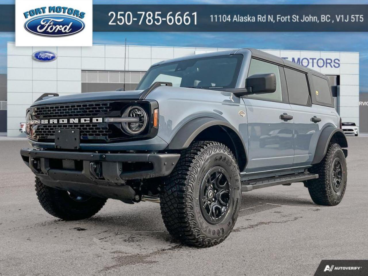 New 2024 Ford Bronco Wildtrak  - Leather Seats - Navigation for sale in Fort St John, BC