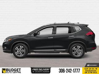 <b>Navigation,  Leather Seats,  Heated Seats,  Bluetooth,  Rear View Camera!</b><br> <br>    Attractive inside and out, this Nissan Rogue has comfy seats, nice materials, and many connectivity features. This  2018 Nissan Rogue is for sale today. <br> <br>Take on a bigger, bolder world. Get there in a compact crossover that brings a stylish look to consistent capability. Load up in a snap with an interior that adapts for adventure. Excellent safety ratings let you enjoy the drive with confidence while great fuel economy lets your adventure go further. Slide into gear and explore a life of possibilities in this Nissan Rogue. It gives you more than you expect and everything you deserve. This  SUV has 141,650 kms. Its  black in colour  . It has a cvt transmission and is powered by a  170HP 2.5L 4 Cylinder Engine.  <br> <br> Our Rogues trim level is AWD SL w/ProPILOT Assist. Upgrade to a new level of comfort and technology with this Rogue SL. It comes with navigation, Bluetooth, SiriusXM, Bose nine-speaker premium audio, leather seats which are heated in front, an intelligent around view monitor, dual-zone automatic climate control, a power liftgate, blind spot warning, forward emergency braking, lane keeping assist, and much more. This vehicle has been upgraded with the following features: Navigation,  Leather Seats,  Heated Seats,  Bluetooth,  Rear View Camera,  Premium Sound Package,  Power Tailgate. <br> <br>To apply right now for financing use this link : <a href=https://www.budgetautocentre.com/used-cars-saskatoon-financing/ target=_blank>https://www.budgetautocentre.com/used-cars-saskatoon-financing/</a><br><br> <br/><br> Buy this vehicle now for the lowest bi-weekly payment of <b>$148.09</b> with $0 down for 84 months @ 5.99% APR O.A.C. ( Plus applicable taxes -  Plus applicable fees   ).  See dealer for details. <br> <br><br> Budget Auto Centre has been a trusted name in the Automotive industry for over 40 years. We have built our reputation on trust and quality service. With long standing relationships with our customers, you can trust us for advice and assistance on all your automotive needs. </br>

<br> With our Credit Repair program, and over 250+ well-priced used vehicles in stock, youll drive home happy. We are driven to ensure the best in customer satisfaction and look forward working with you. </br> o~o