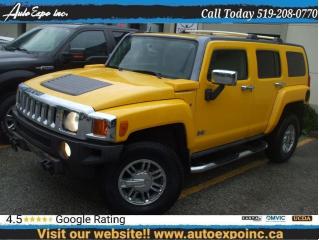 Used 2007 Hummer H3 4WD,5 Doors,Auto,A/C,Leather,Sunroof,Certified,,, for sale in Kitchener, ON