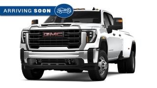 New 2024 GMC Sierra 3500 HD Pro 6.6L V8 WITH REMOTE ENTRY, HITCH GUIDANCE, HD REAR VISION CAMERA, APPLE CARPLAY AND ANDROID AUTO, PRO SAFETY PLUS PACKAGE for sale in Carleton Place, ON