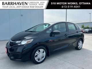 Just IN... Local Trade-in 2019 Honda Fit LX. Some of the Feature Options included in the Trim Package are 1.5L L4 DOHC 16-valve i-VTEC Engine, 6-speed manual transmission, 15-inch steel wheels with covers, Multi-angle rearview camera with dynamic guidelines, Cloth seats, 60/40 split 2nd-row magic seat, Front bucket seat, Heated front seats, 160-watt AM/FM stereo radio, Air conditioning, Display audio system with HondaLink next generation, HandsFreeLink bilingual Bluetooth wireless mobile phone interface, Apple CarPlay/ Android Auto, HondaLink assist automatic emergency response system with Siri Eyes Free compatibility, Steering wheel-mounted cruise control, Bluetooth streaming audio, 2 USB device connector, ECO Shift Indicator, Maintenance Interval Reminder & More. The Fit includes a Clean Car-Proof Report Free of any Insurance or Collison Claims. The Fit has undergone a complete detail cleaning and is all ready for YOU. Nobody deals like Barrhaven Jeep Dodge Ram, come and see us today and we will show you why!!