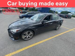 Used 2019 Infiniti Q50 3.0T w/ Heated Front Seats, Nav, Power Sunroof for sale in Toronto, ON