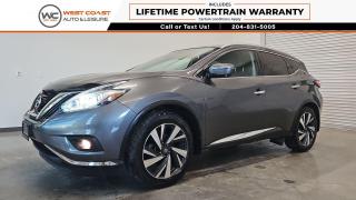 Used 2017 Nissan Murano Platinum AWD | Navigation | Cooled Seats for sale in Winnipeg, MB