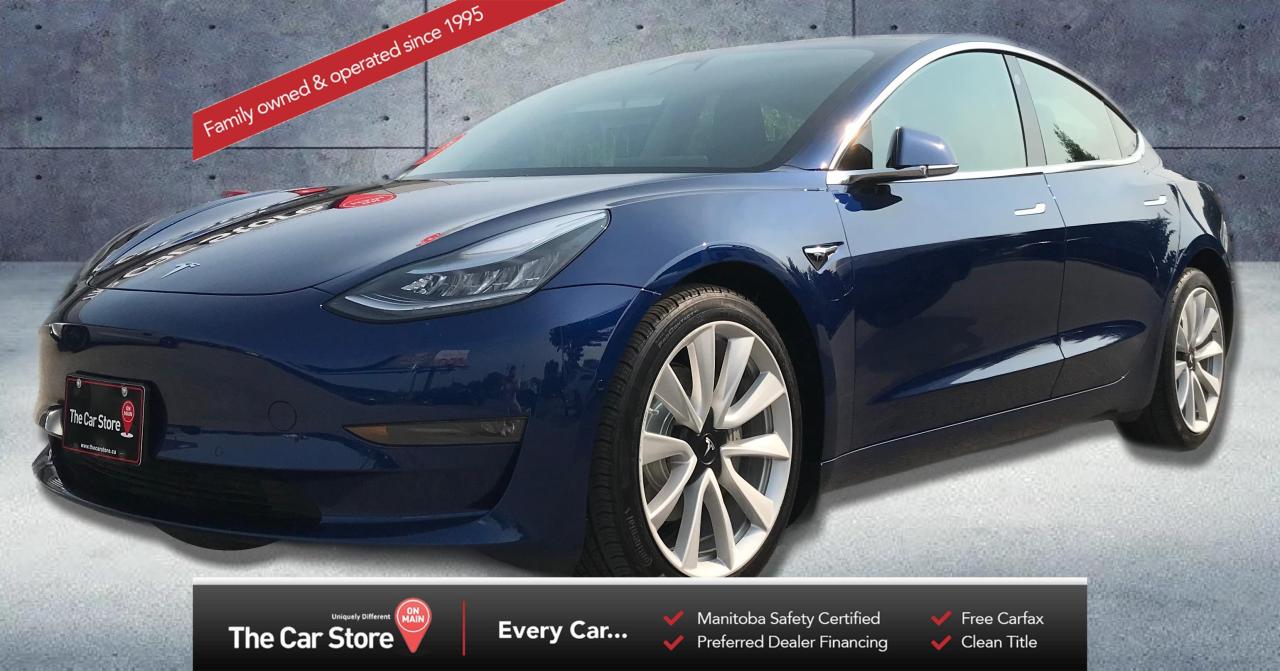 Used 2020 Tesla Model 3 Long Range AWD| Accel Boost/AUTOPILOT/NO ACCIDENTS for sale in Winnipeg, MB