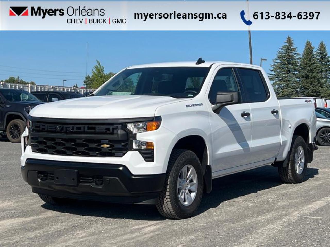 New 2024 Chevrolet Silverado 1500 Work Truck  - Bluetooth for sale in Orleans, ON