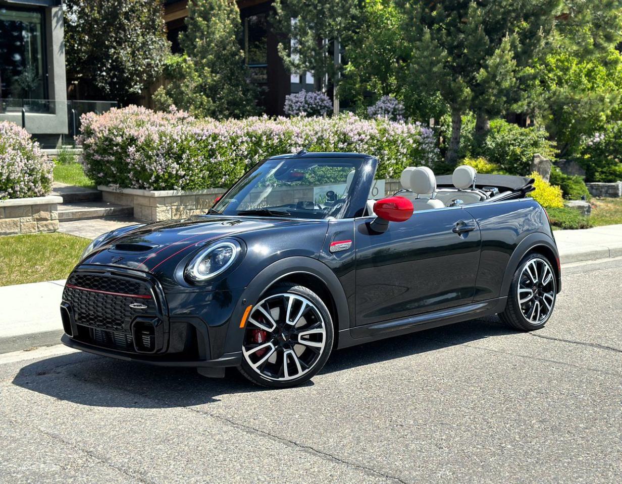 <p style=background:white;><span style=color:black;><span style=font-family:Cambria,serif;font-size:12.0pt;>2024 MINI John Cooper Works Convertible Premiere + 2.0 Automatic- Come check out this stunning one owner fully certified Low Km Accident Free MINI Convertible John Cooper Works that has only 14,000 Kms and comes with the balance of the factory warranty with Roadside Assistance until 05/30/2027, Powered by a punchy 228Hp 2.0L Bi-Turbo engine mated to the 8-Speed DTC Sport Automatic Transmission with Paddle Shifters & MINI Driving Modes w/Green Eco engine Auto Start-Stop for increased fuel economy, very nicely equipped with THOUSANDS IN UPGRADES including the Technology Package with MINI Connected Navigation Plus w/Voice Control,</span><span style=font-family:Cambria,serif;font-size:12.0pt;>Adaptive Cruise Control</span><span style=font-family:Cambria,serif;font-size:10.5pt;>,</span><span style=font-family:Cambria,serif;font-size:12.0pt;> Experience the amazing sound with the Harman Kardon Sound System w/Apple CarPlay/Satellite Radio & USB Connect w/Wireless Music Streaming, MINI Connected XL App Integration with Remote Drive Services & Real Time Traffic Information, MINI Driving Assistant w/Frontal & Pedestrian Collision Warning & Lane Departure Warning, This MINI will even parallel park itself with the very convenient Park Assist Package Parking including Reversing Camera with Front & Rear Park Distance Control (PDC) Bluetooth Hands Free Phone w/Smartphone Integration & Wireless Charging, Never take the keys out of your pocket with the very convenient Keyless Comfort Access with Push Button Start, Power Folding Mirrors, Led Interior Mini Excitement Package, MINI offers a Sunroof option with their convertible like no other brands which allows you to open just the sunroof on those cloudy days or fully retract the soft top with only 15 seconds open to close Power Top, Piano Black Interior & Exterior, Lights Package, Essentials Package, Rain Sensing Wipers, A/C w/Automatic Dual Zone Climate Control, Heated Multi-Function Nappa Leather Wrapped Sport Steering Wheel w/Tilt & Telescopic, 18 JCW Course Spoke 2-Tone Alloy Wheels, Finished in Midnight Black Metallic II w/Upgraded Satellite Grey Lounge Leather Heated Seats, you will love the added safety and worry free driving with the FWD including Traction & Performance Control will bring you, Experience the legendary performance & fuel economy *BUY WITH CONFIDENCE* as every vehicle has guaranteed title with available extended warranty and includes a copy of the extensive Mechanical Fitness Assessment (MFA) & CarFax history report with no reported accidents, purchase a like new MINI Convertible and save thousands off the price of new, $54,995.00, </span><span style=font-family:Aptos,sans-serif;font-size:10.5pt;>for additional inventory listings and customer reviews visit or like us on our Facebook business page at </span></span><a target=_blank rel=noopener noreferrer href=http://www.facebook.com/BCWLUXURY><span style=color:blue;><span style=font-family:Aptos,sans-serif;font-size:10.5pt;>www.facebook.com/BCWLUXURY</span></span></a><span style=color:black;><span style=font-family:Aptos,sans-serif;font-size:10.5pt;> or </span></span><a target=_blank rel=noopener noreferrer href=https://bcwautomotivegroup.ca><span style=color:blue;><span style=font-family:Aptos,sans-serif;font-size:10.5pt;>https://bcwautomotivegroup.ca</span></span></a><span style=color:black;><span style=font-family:Aptos,sans-serif;font-size:10.5pt;> BCW Automotive Group is your Mini Cooper Specialist! Now is the time to join the charismatic club of Mini Owners. Ph 403-606-9008 to make an appointment most anytime for you personalized viewing (including holidays/evenings & weekends) to serve you best by appointment only!We Know You Will Enjoy Your Test Drive Towards Ownership! AMVIC Licensed Dealer Stock #JCWSB24.</span></span><span style=font-family:Aptos,sans-serif;font-size:10.5pt;><o:p></o:p><o:p></o:p><o:p></o:p></span></p>