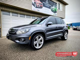 Used 2016 Volkswagen Tiguan Highline R-Line Certified Loaded One Owner No Acci for sale in Orillia, ON