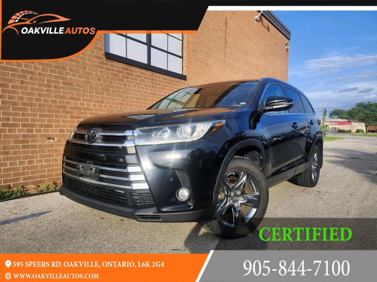 Used 2018 Toyota Highlander AWD limited for sale in Oakville, ON