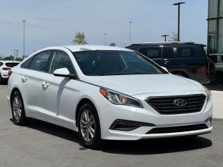Quartz White Pearl 2015 Hyundai Sonata GL AS IS | GL | AUTO | AC | POWER GROUP | AS IS | GL | AUTO | AC | POWER GROUP | 4D Sedan 2.4L I4 DGI DOHC Dual CVVT 6-Speed Automatic with Shiftronic FWD | Heated Seats, | Bluetooth, 4-Wheel Disc Brakes, 6 Speakers, ABS brakes, Air Conditioning, Alloy wheels, CD player, Exterior Parking Camera Rear, Fully automatic headlights, Heated front seats, Panic alarm, Power steering, Power windows, Rear window defroster, Remote keyless entry, Security system, Steering wheel mounted audio controls, Tachometer, Tilt steering wheel, Traction control, Trip computer.<br><br>Awards:<br>  * Canadian Car of the Year AJACs Best New Family Car (over $30,000)<br><br>Reviews:<br>  * Owners rate this generation of Sonata highly for its spacious and upscale cabin, generous trunk space, and an easy-to-drive, effortless character, backed by good highway manners and solid all-around comfort. The navigation system, and the refinement from the powertrain, were also highly rated. Source: autoTRADER.ca