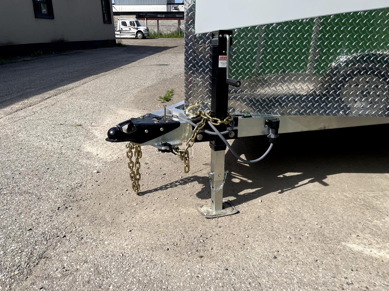 2024 Canadian Trailer Company 7x14 V Nose Cargo Trailer Aluminum Tandem Axle Photo13