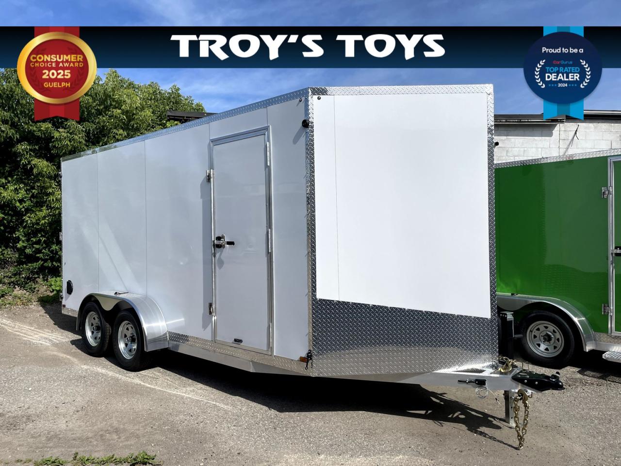 2024 Canadian Trailer Company 7x14 V Nose Cargo Trailer 