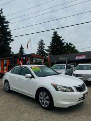 <p>RH AUTO SALES AND SERVICES BRESLAU</p><p>2067 VICTORIA ST N, UNIT 2, BRESLAU, ON, N0B1M0</p><p>226-444-4006 or 226-240-7618</p><p>CHECK OUT OUR VARIED COLLECTION OF USED CARS AND BE SURE TO FIND WHATS BEST SUITED FOR YOU, Call 226-444-4006 </p><p>OR GO ON THE WEBSITE  RHAUTOSALES.CA</p><p> We are located at 2067 Victoria street N, Breslau, ON, N0B 1MO</p><p>CERTIFIED, LOW KM, 5 SPEED MANUAL, CARFAX, WARRANTY, LEATHER SEAT, HEATED SEAT, NAVIGATION.</p><p>2009 honda accord, 4-cylinder, 5 speeds with only 121522km in excellent condition, very clean in & out, drive smooth, no rust, oil spry yearly, very good on gas, power windows, locks, steering, mirrors, tilt steering wheel, A/C, Cd player, cruise control, and more.........</p><p>The asking price is $6999+ HST, and this price includes SAFTEY  AND CARFAX AND, OIL SPRY COMPLIMNRTY ON THE HOUSE !!</p><p>PRICE INCLUDES A - PROTECT WARRANTY THAT COVERS UP TO  3-MONTH UP TO $1000/CLAIM !!</p><p>For further information, call us at 226-444-4006 and we will be more than happy to assist you with your questions Note: If the car is still in the market (posted), it means still available; we will delete the ad as soon as we sell any car. </p><p> We are located at 2067 Victoria Street N, Breslau, ON, N0B 1MO</p><p>Thank you</p><p> </p>