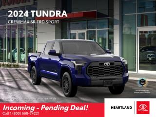 New 2024 Toyota Tundra 4x4 Crewmax SR for sale in Williams Lake, BC
