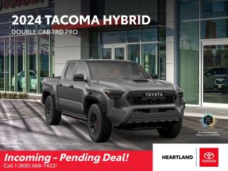 New 2024 Toyota Tacoma 4x4 Double Cab Auto Hybrid for sale in Williams Lake, BC