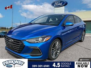 Used 2018 Hyundai Elantra Sport Tech LEATHER | AUTOMATIC | POWER POINTS for sale in Waterloo, ON