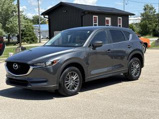 <div>Explore our stunning 2018 Mazda CX-5 Touring AWD, boasting a mere 58,000 kilometers on its odometer. Clad in a sleek exterior, this vehicle offers a luxurious black leather suede interior with heated seats for comfort on chilly days. Equipped with modern conveniences like adaptive cruise control, blind zone alert, and a convenient back-up camera, every drive promises safety and ease.</div><br /><div><span>Enjoy your favorite tunes with XM radio as you cruise effortlessly in this well-maintained vehicle. If youre ready to experience the sophistication and reliability of the Mazda CX-5, contact us today at Easton Auto Sales. Were OMVIC Certified and proud members of UCDA, conveniently located in Gananoque, just minutes away from Kingston and Brockville. Schedule your test drive now by calling 613-561-5172.</span><br></div>
