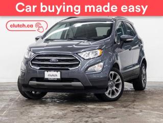 Used 2020 Ford EcoSport Titanium AWD w/ SYNC 3, Apple CarPlay & Android Auto, Nav for sale in Toronto, ON