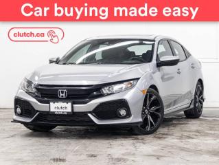 Used 2017 Honda Civic Hatchback Sport w/ Apple CarPlay, Remote Start, Moonroof for sale in Toronto, ON