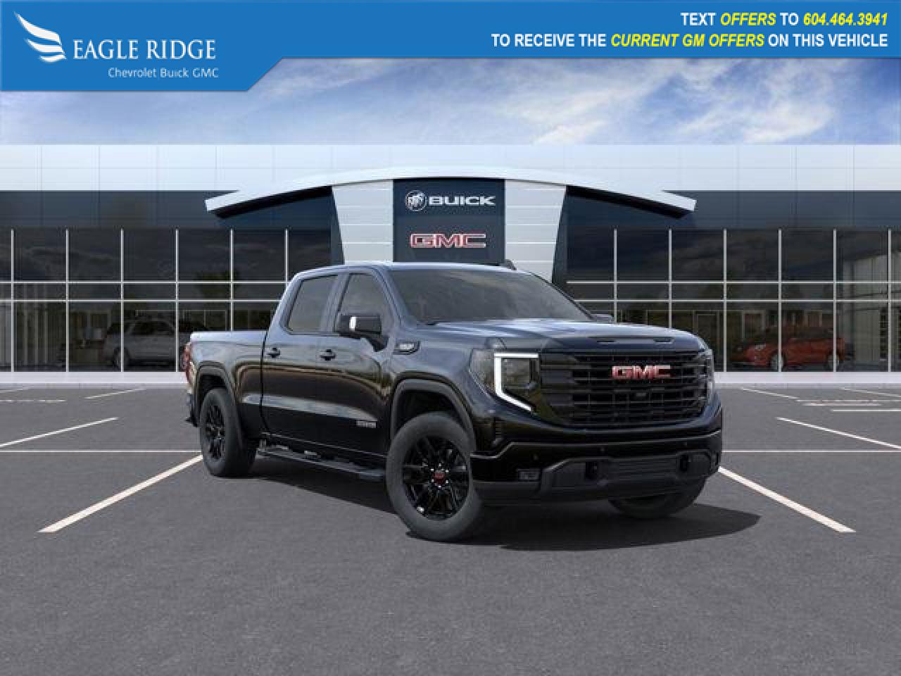 New 2024 GMC Sierra 1500 Elevation 4x4,  lane keep assist, automatic lights, adaptive cruise control, Apple CarPlay and Android Auto. for sale in Coquitlam, BC