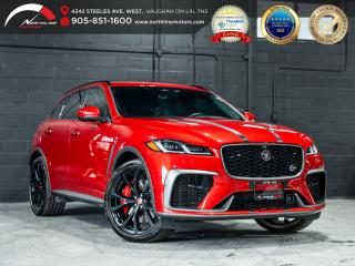 Used 2021 Jaguar F-PACE P550 SVR/PANO/360CAM/HUD/22 IN RIM/ADAPTIVE CRUISE for sale in Vaughan, ON