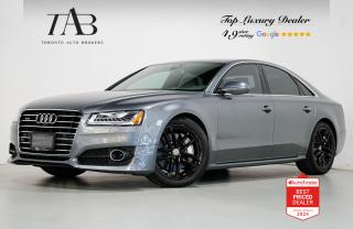 Used 2016 Audi A8 4.0T V8 | NIGHT VISION | MASSAGE | 20 IN WHEELS for sale in Vaughan, ON